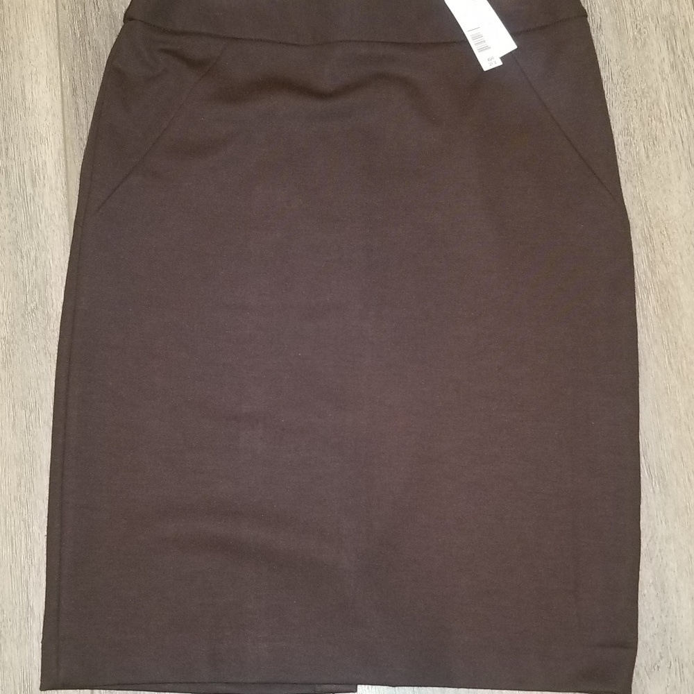 Brown Pencil skirt